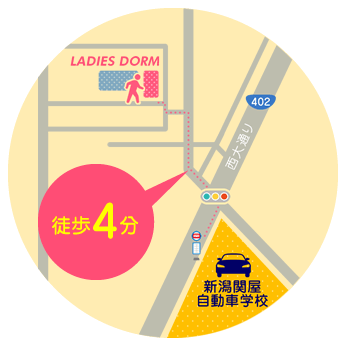 徒歩5分