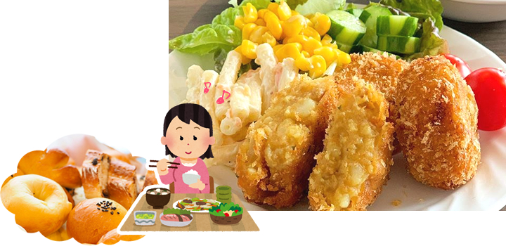 1日のエネルギーを補給!朝ごはんをいただきます