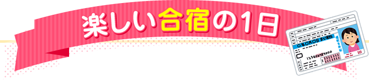 楽しい合宿の1日